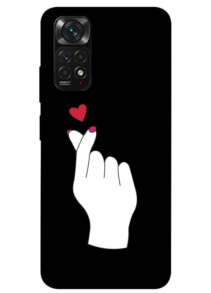 Чехол с принтом для Xiaomi Redmi Note 11, 11S для Ксяоми, сяоми, ксиомы редми ноте 11, ноте 11с Сердце в руке No Brand (339676738)