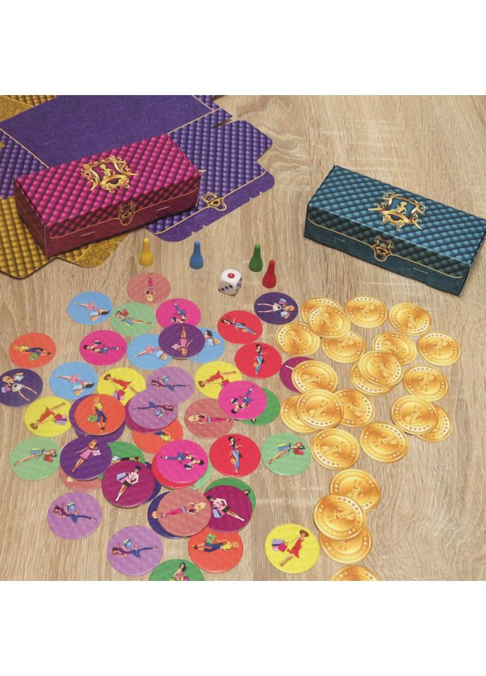 Дитяча настільна гра для дівчаток "Модниця" 0239 укр. мовою Artos Games (368805745)