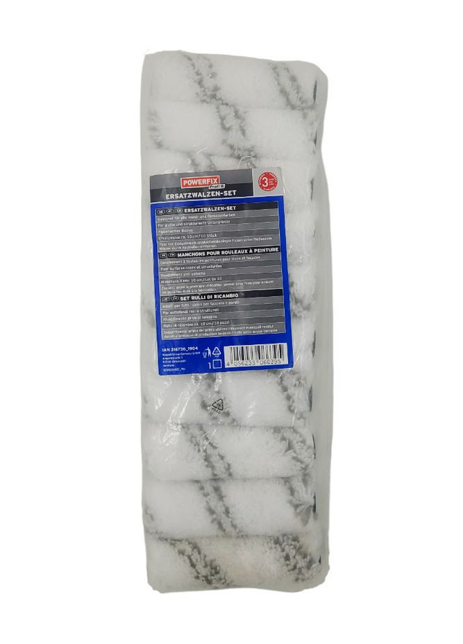 Набір валиків для фарби 10 шт 10 см, малярний валик для фарби Powerfix (305577894)