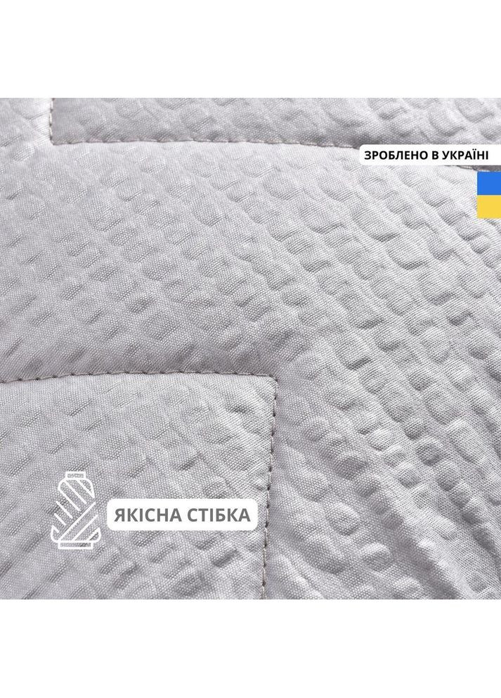 Одеяло летнее 175х210 см NORDIC антиаллергенное для лета облегченное серое двуспальное IDEIA (362587132)