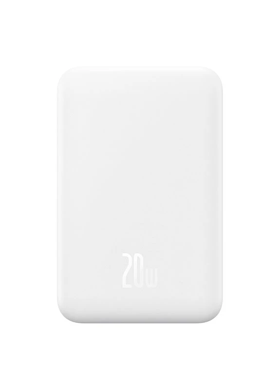 Зовнішній акумулятор Fast Charge Power Bank 5000mAh 20W Stellar White（With Simple Series Charging Cable Baseus Magnetic Mini Wireless (385926554)