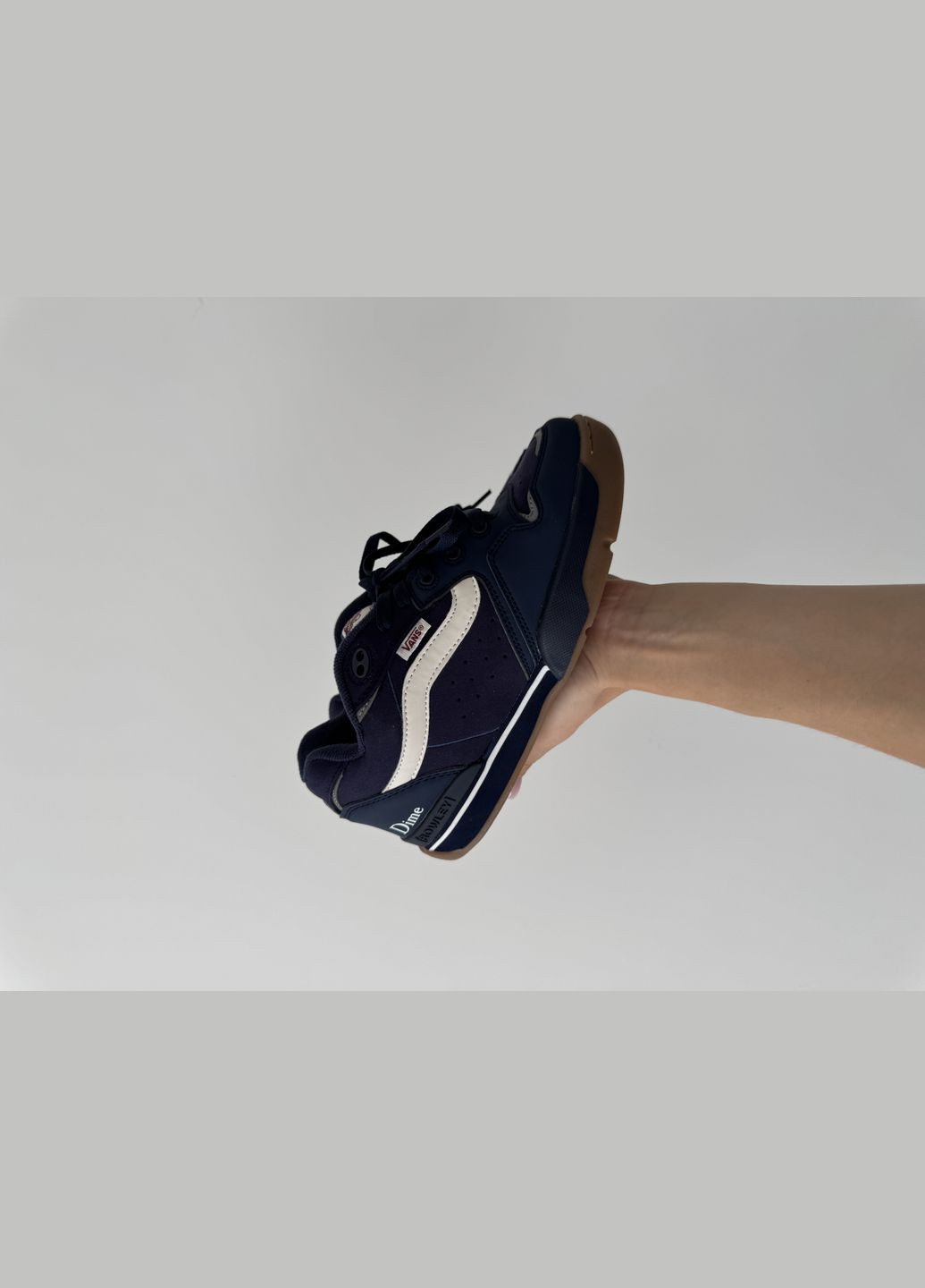 Кроссовки женские и мужские Vans Rowley XLT x Dime blue | Ванс Ровли ХТЛ синие No Brand синие демисезоны (316231468)