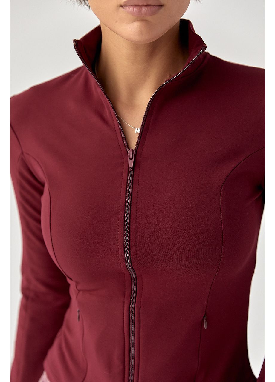 Спортивная эластичная кофта на молнии Lurex (371334055)
