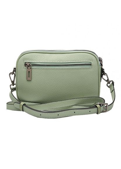 Сумка женская кожаная салатовая кроссбоди шанелька небольшая (Д/Ш/В)21,5/8/14 (см) Felicita (336377554)