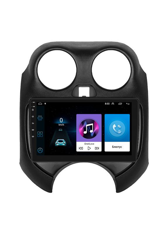 Штатна магнітола 9" для Nissan March IV (K13) 2010-2013 1/16Gb/ Wi-Fi GPS Optima Ніссан 9 шт. Lesko (336206074)