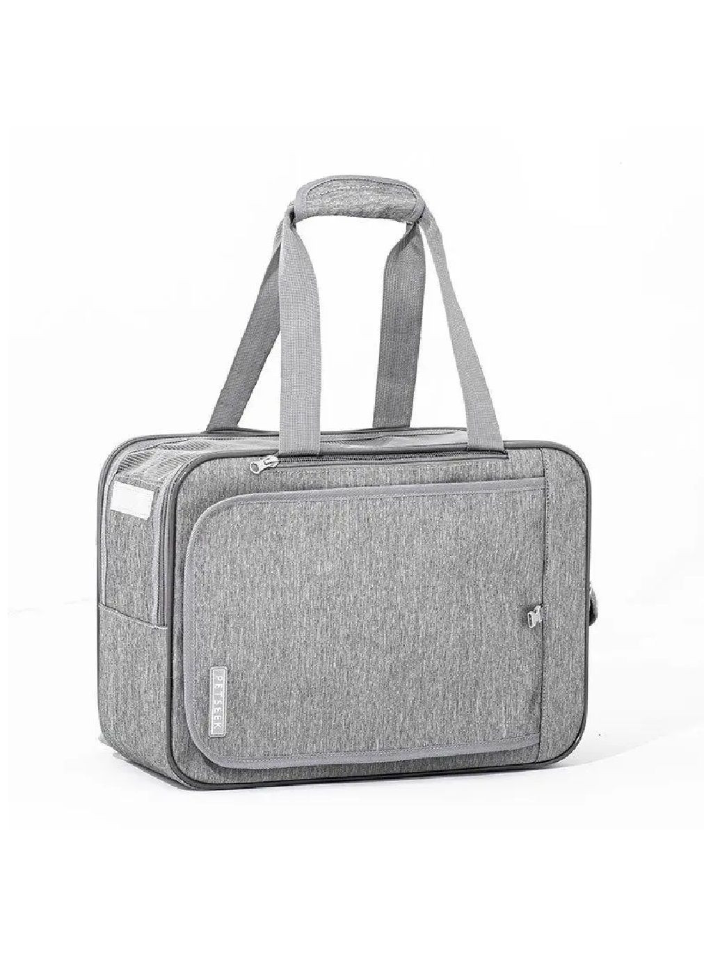 Рюкзак переноска для горизонтального вертикального ношения животных кошек собак с вентиляцией 44х19х32 см (477183-Prob) Серый Unbranded (295438357)