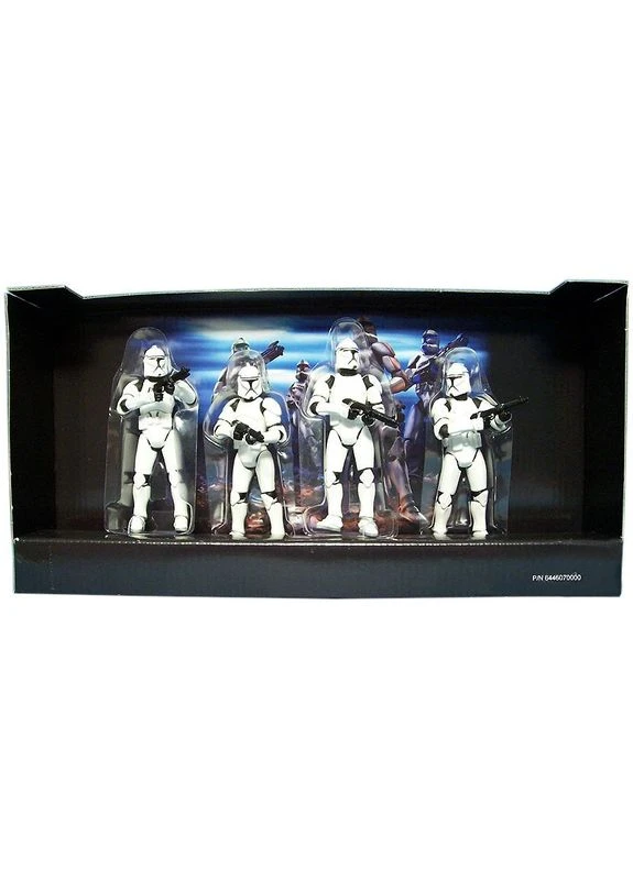Игровой набор Star Wars The Clone Wars Clone Trooper Troop Builder 4-Pack White () Hasbro 85777/85688 (395873358)