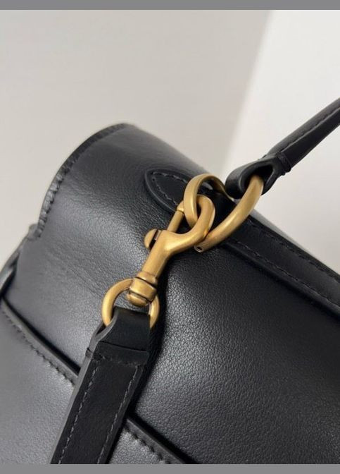 Сумка Balenciaga Rodeo Medium Handbag Gold Buckle Чорний No Brand (322264945)