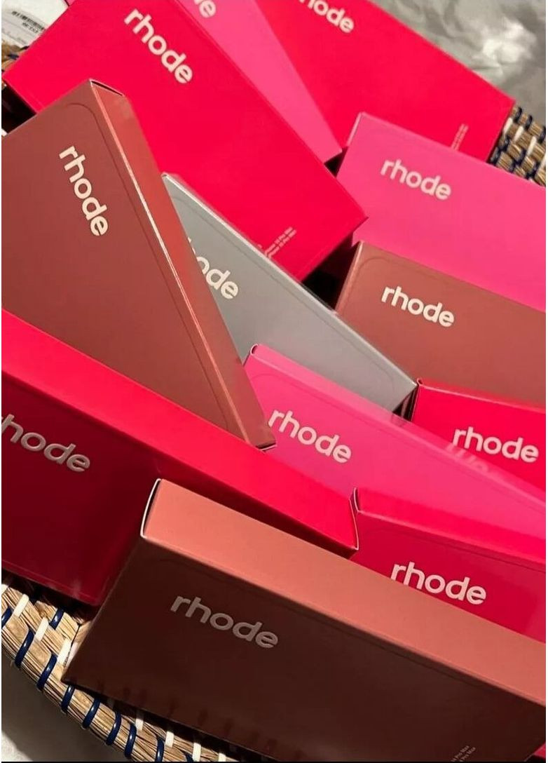 Стильний чохол Rhode для iPhone 15 plus в коробці з отвором для блиску силіконовий кейс Cindylove (355926999)