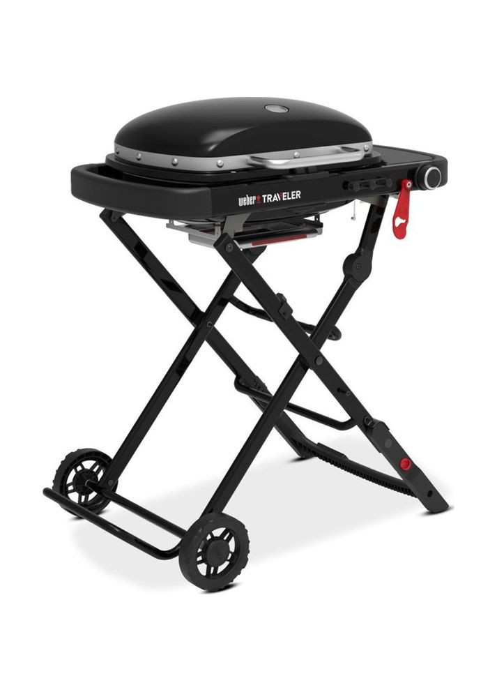 Гриль газовий Traveler Compact Portable чорний 1500527 Weber (357207310)