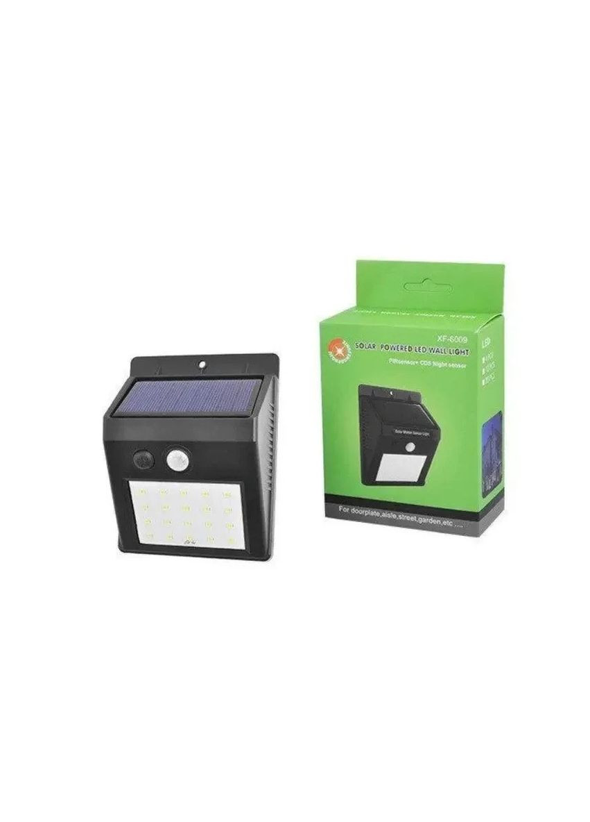 Уличный LED светильник с солнечной панелью - Настенный фасадный светильник-фонарь Solar (343036970)