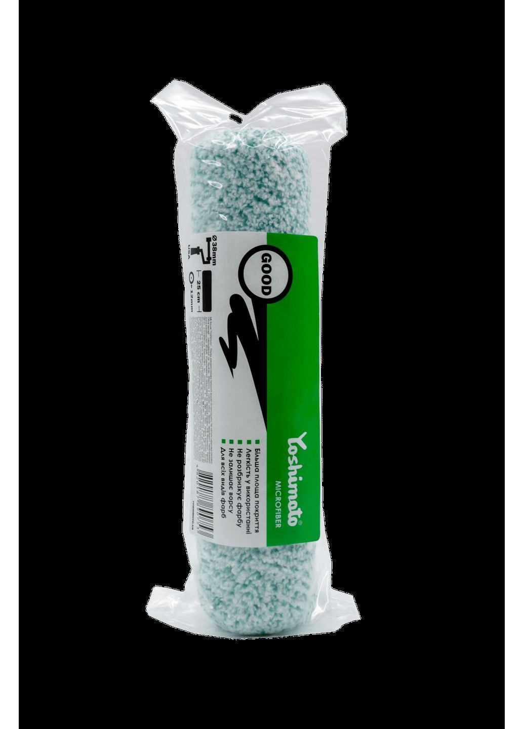 Валик микрофибра 38х180х12 мм (Y02-024) Yoshimoto (360881279)