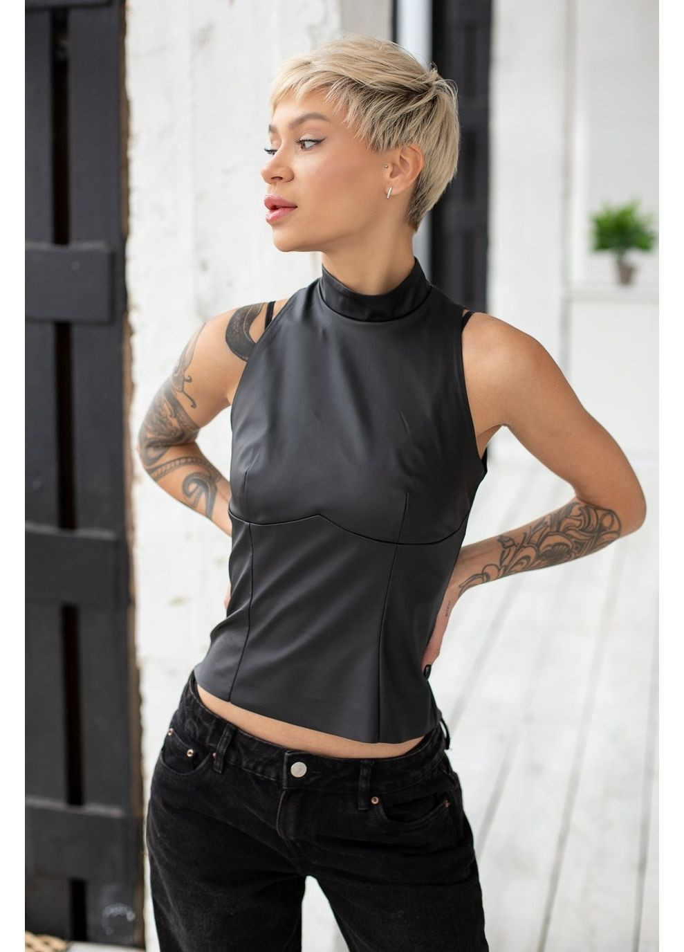 Топ, цвет Черный Tales (367831616)