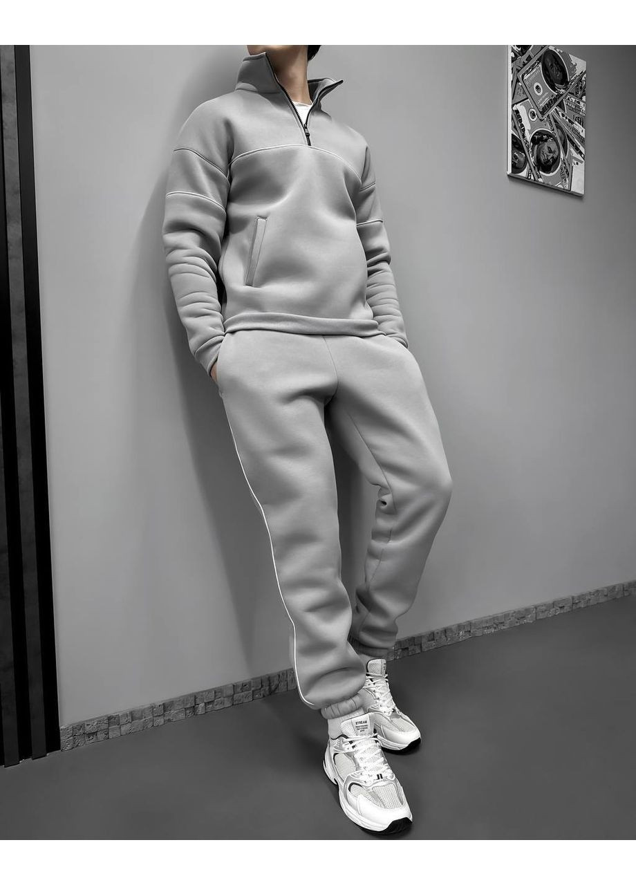 Мужской зимний костюм из качественной тринитки на флисе — ЗАМЕР В ОПИСАНИИ GD/GL Модний простір (370601539)