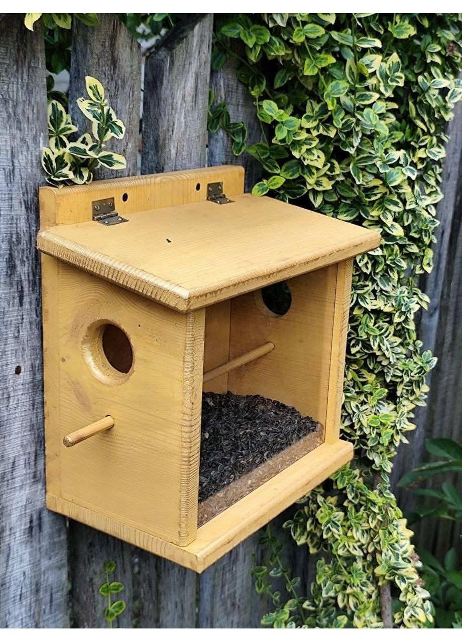 Годівничка для птахів бункерного типу XRMASTER Заплутанка Колір: Янтар No Brand (361948993)