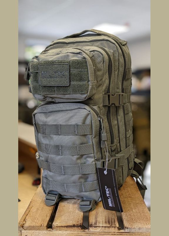 Рюкзак тактичний 20л. Світла Олива US ASSAULT PACK SM FOLIAGE (14002006-20) Mil-Tec (292132135)