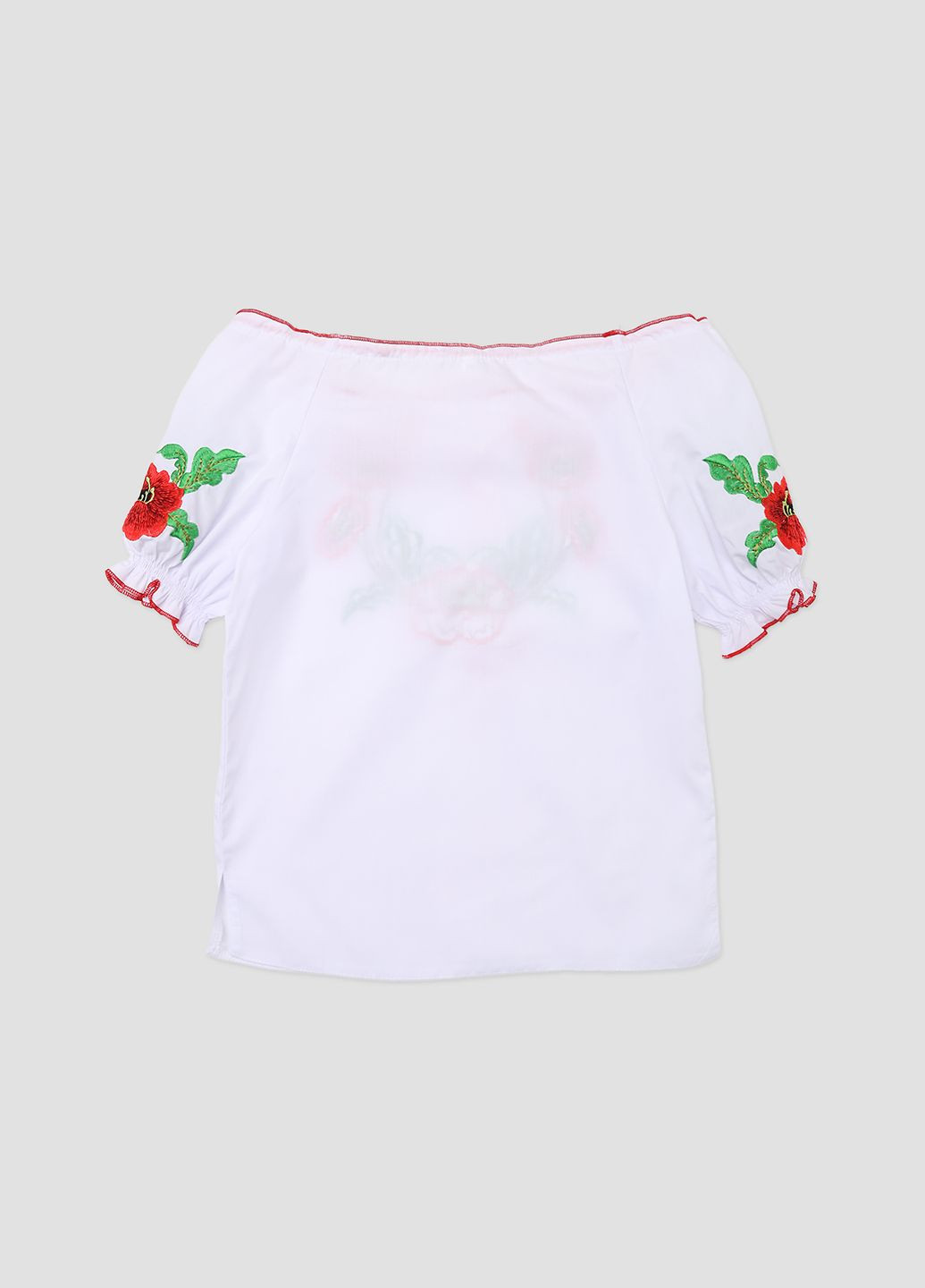 Біла вишиванка для дівчинки колір білий cb-00278999 Козачок поплін (333298927)