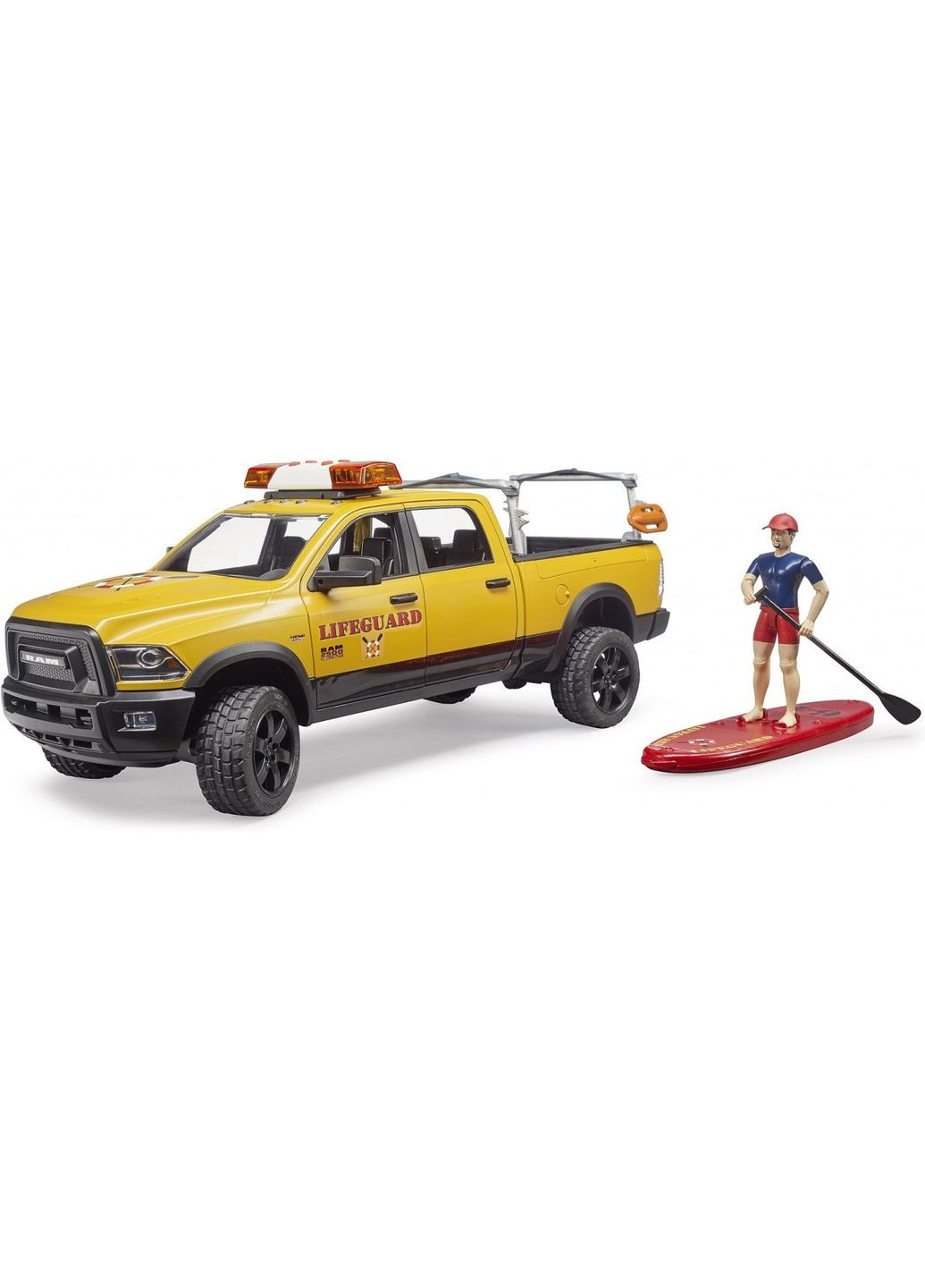 Набор джип водных спасателей RAM 2500 Power с фигуркой () Bruder 02506 (342715053)