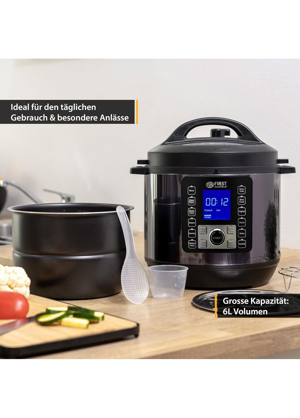 Мультиварка-скороварка Austria FA-5130-2-GR First (361852147)