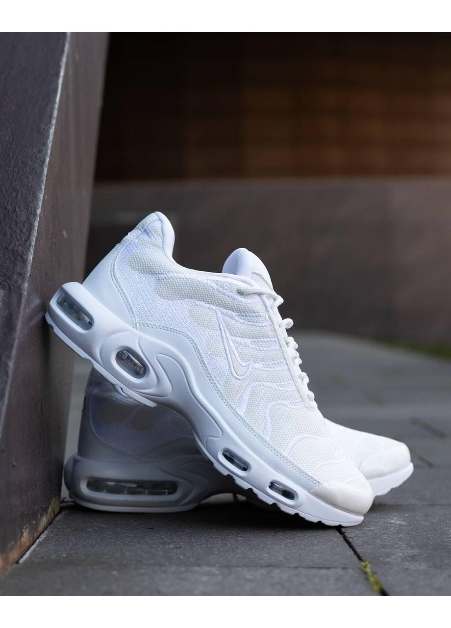 Білі Осінні кросівки чоловічі nike air max tn white найк аір макс тн No Brand