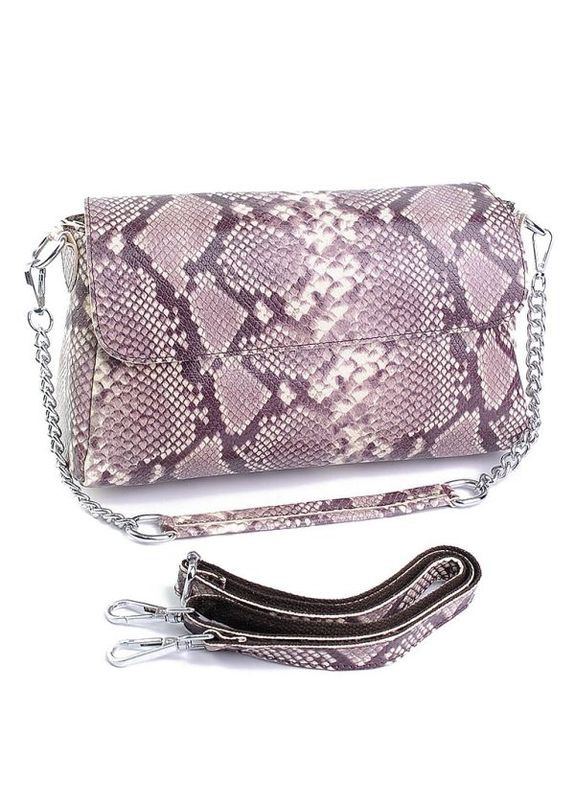 Сумка женская кожаная стильный клатч из натуральной кожи функциональный Серая NIUNIU (322399542)