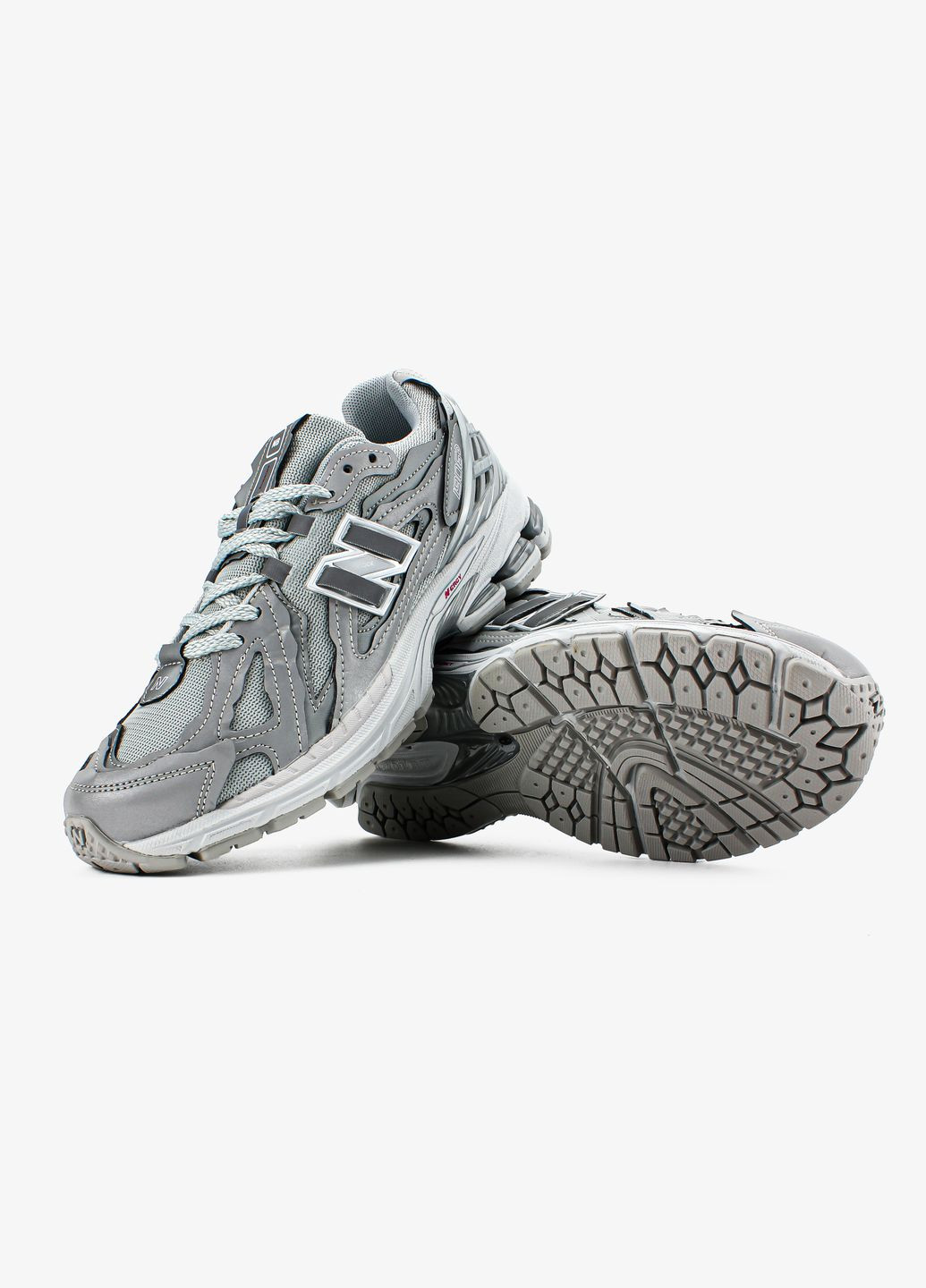 Кроссовки женские и мужские New Balance 1906D reflective gray | Нью Беланс 1906D рефлективные серые No Brand серые всесезоны (313102877)
