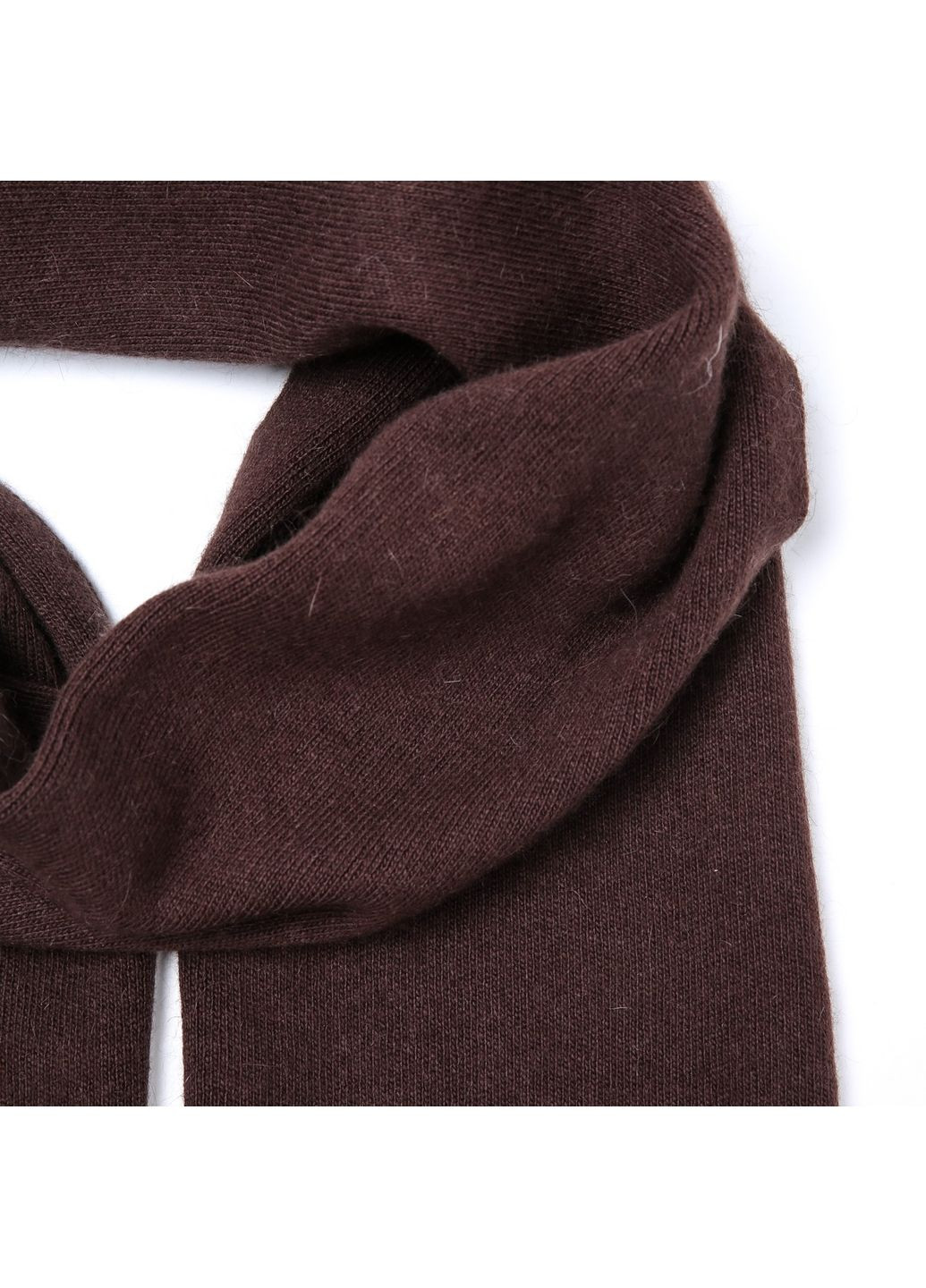 Шарф мужской однотонный шерсть коричневый FELIX 544-110 LuckyLOOK 544-110M (367179383)
