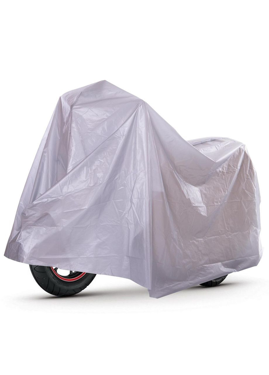 Чохол для мотоцикла моточохол захист від пилу вологи та УФ-променів QW-015 (поліетиленвінілацетат, розмір S, срібний) SP-Sport (369925175)