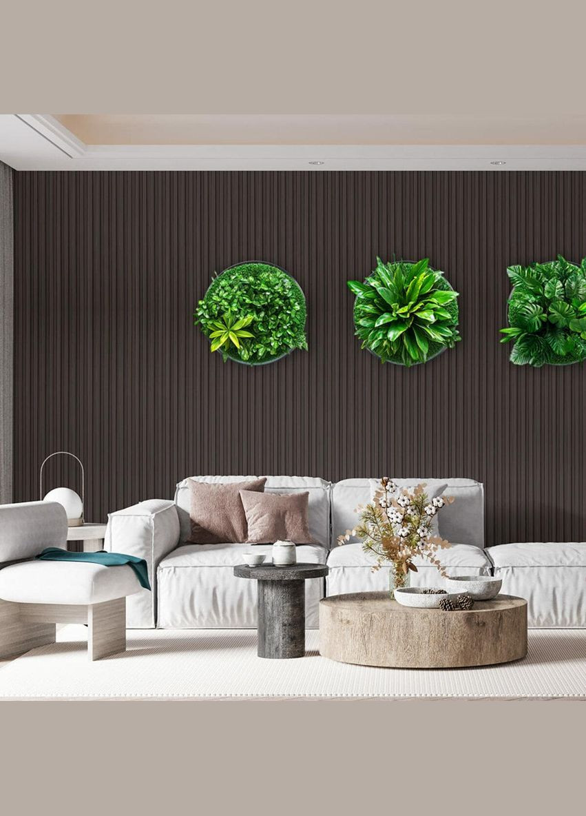 Рельс декоративный WPC стеновой венге 3000х160х23мм SW-00001537 Sticker Wall (330017217)