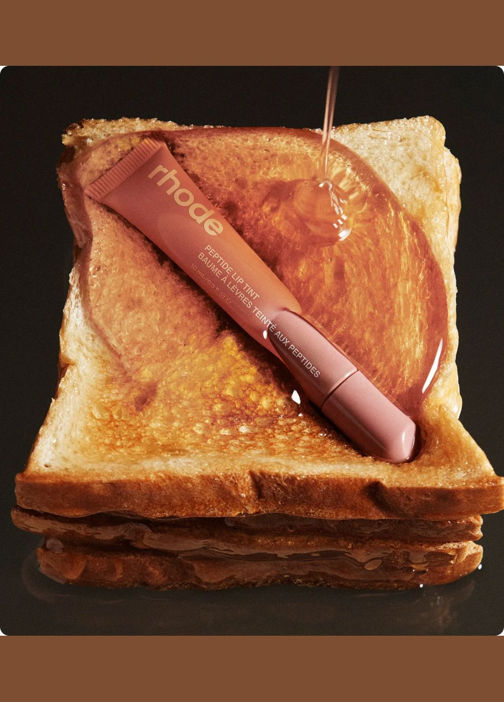 Пептидный бальзам для губ, тинт "Toast" peptide lip tint Rhode (297056714)