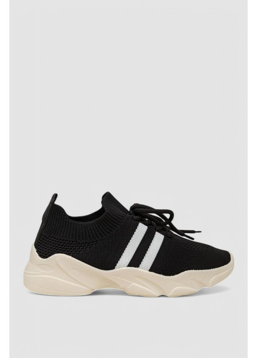 Кроссовки женские текстильные, 244R251K Ager чёрно-белые всесезоны (363124362)