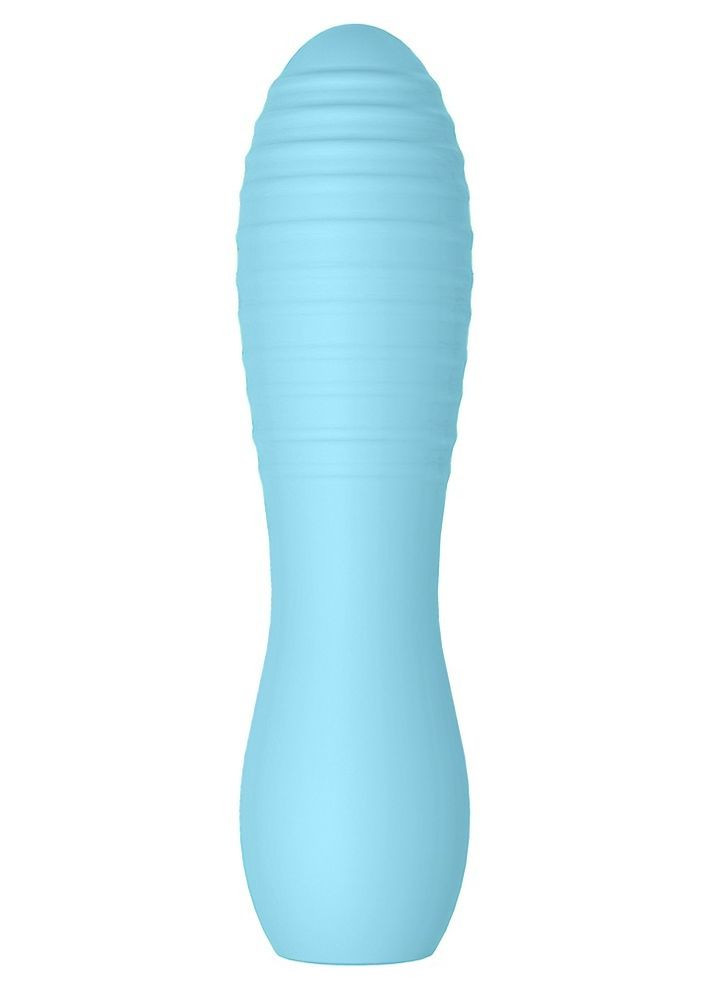 Минивибратор с рельефом Cuties 3, синий You2Toys (297134566)