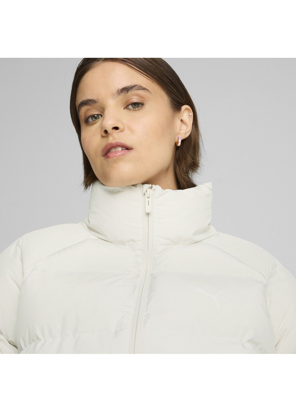 Біла демісезонна куртка monomaterial jacket women Puma