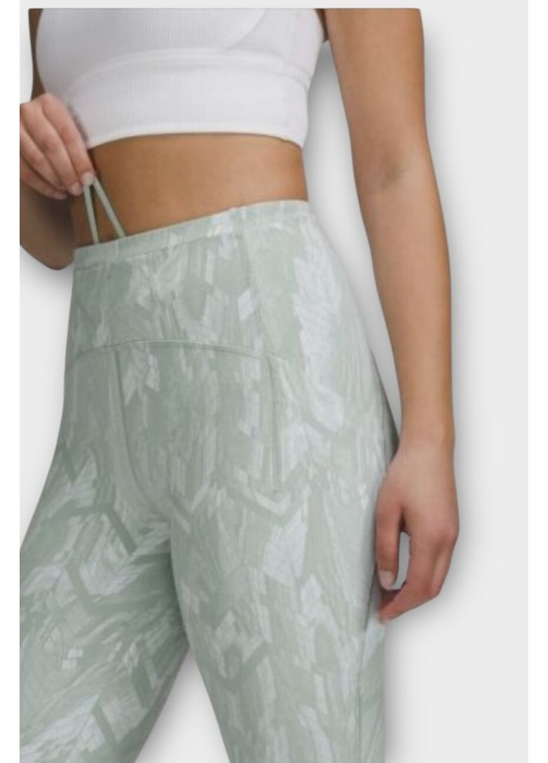 Серые демисезонные леггинсы Lululemon Athletica