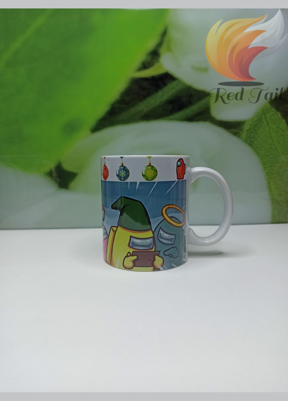 Чашка подарункова "Among us" 330 мл біла No Brand (328439411)