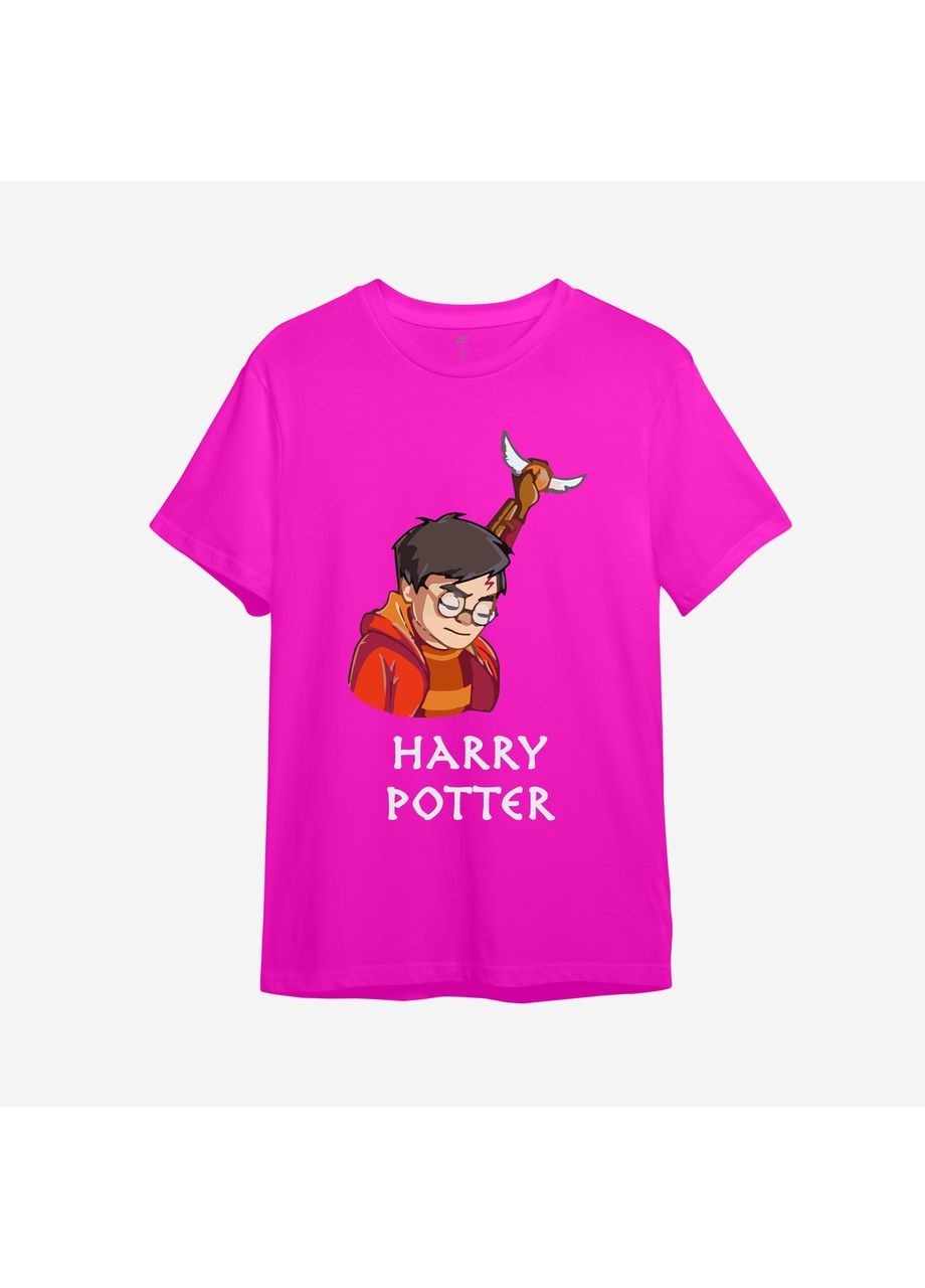 Рожева демісезонна дитяча футболка з принтом "harry potter". гаррі поттер (10295538605) ТiШОТКА