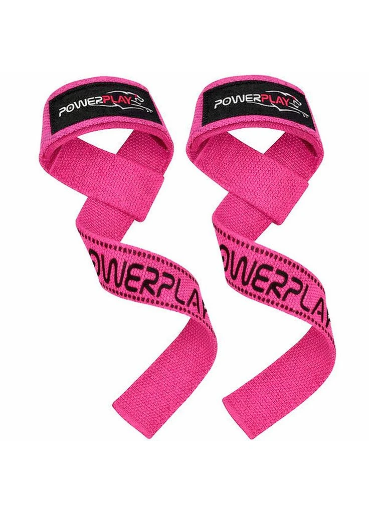 Лямки для тяги 7064 Lifting Gym Straps Рожева PowerPlay (394717165)