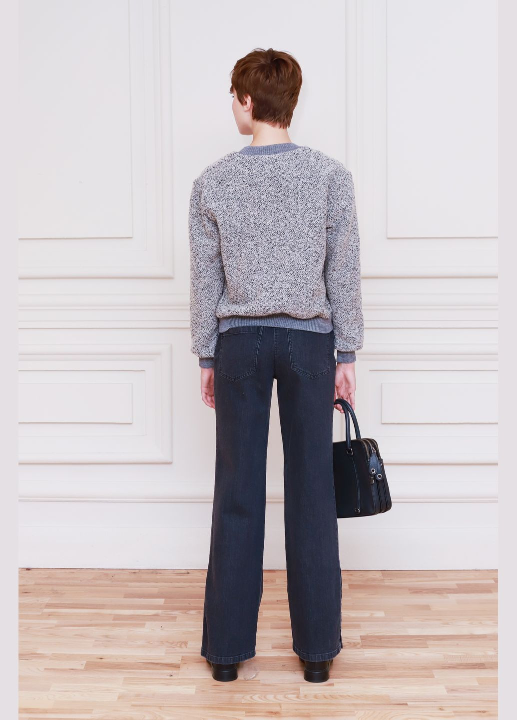 Серый зимний кардиган Dolcedonna