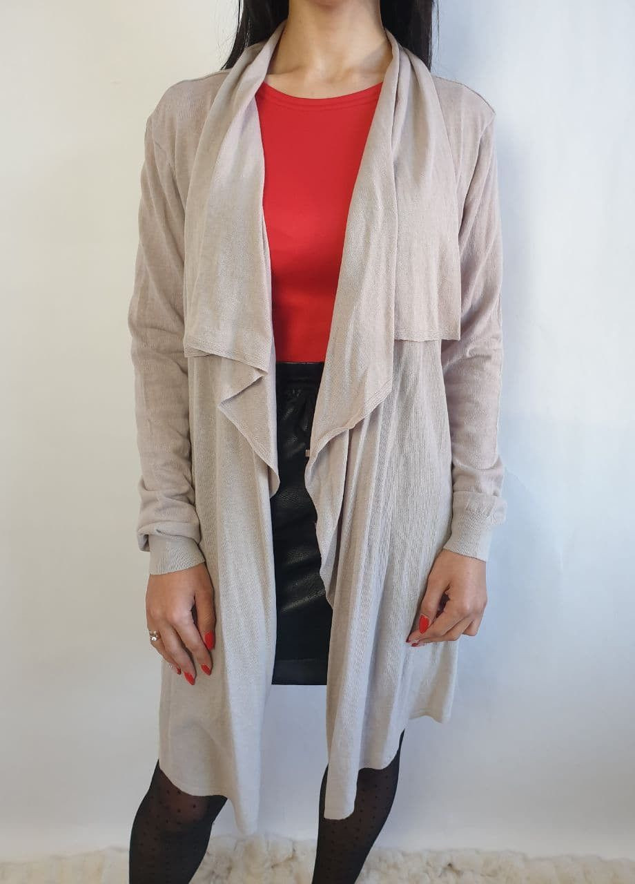 Бежевый демисезонный кардиган Silvian Heach