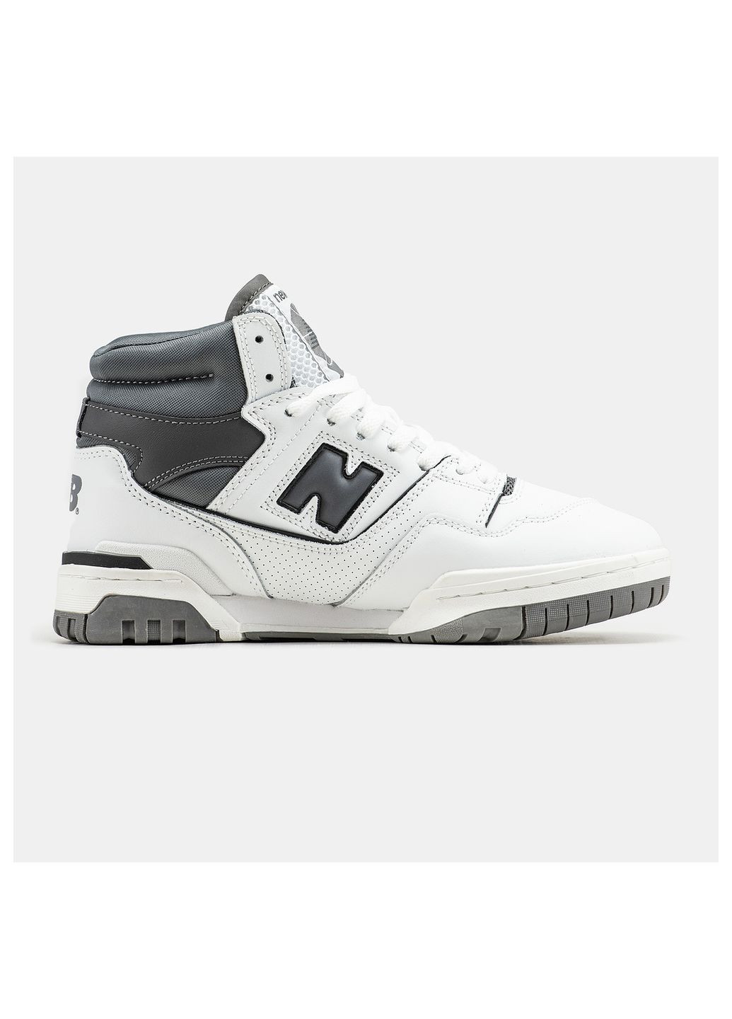 Комбіновані Осінні кросівки чоловічі New Balance 650 White/Gray