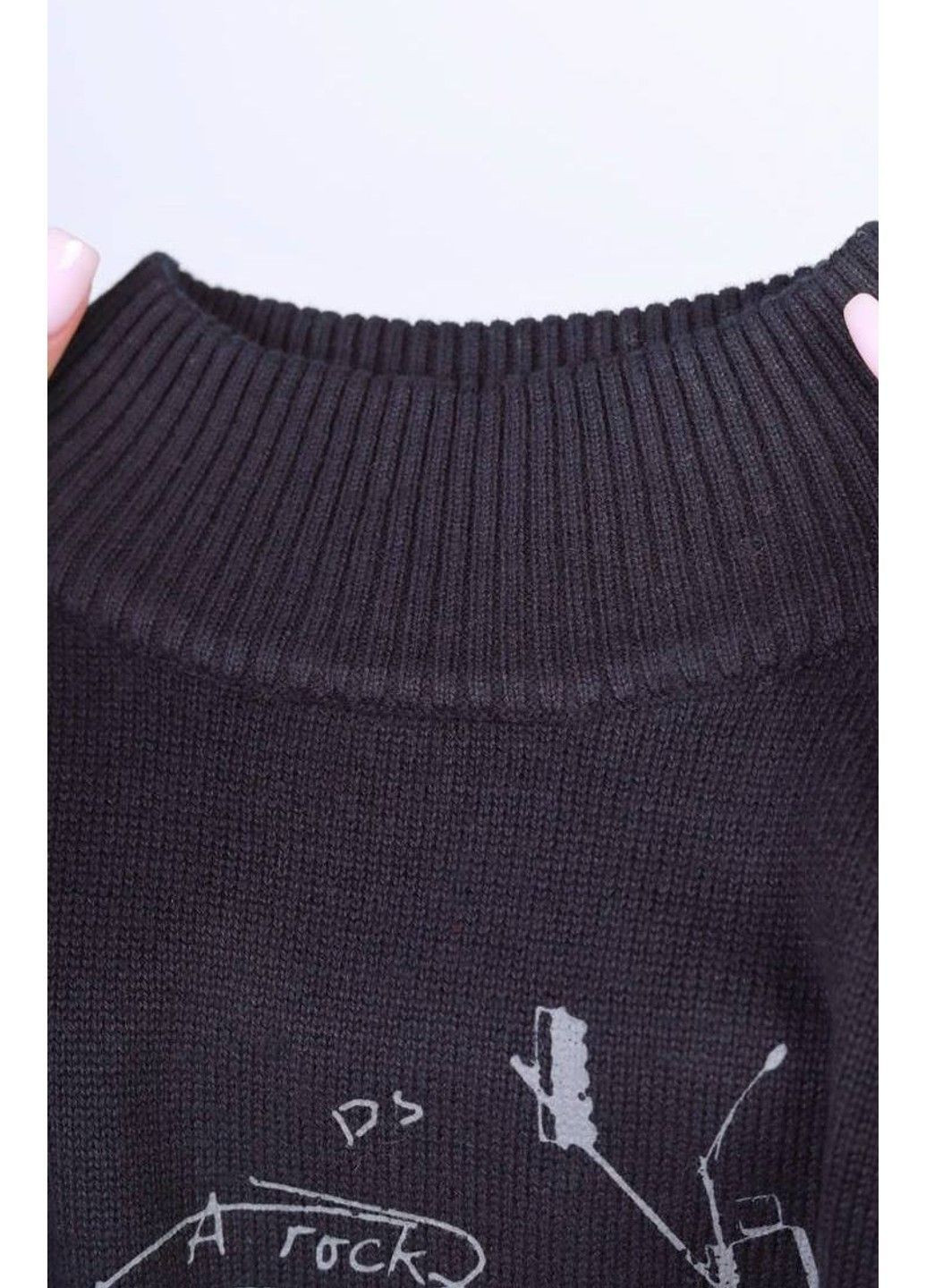 Светр дитячий чорний Deloras (365796614)