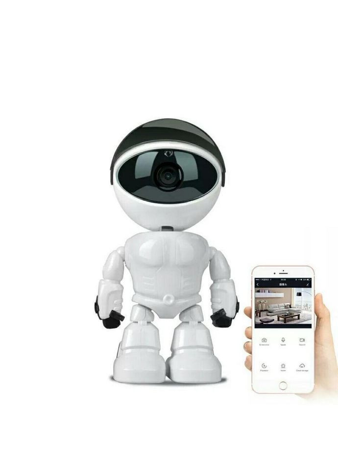 Бездротова поворотна IP-камера відеоспостереження SV Робот QC1-B 3MP, No Brand (329896772)