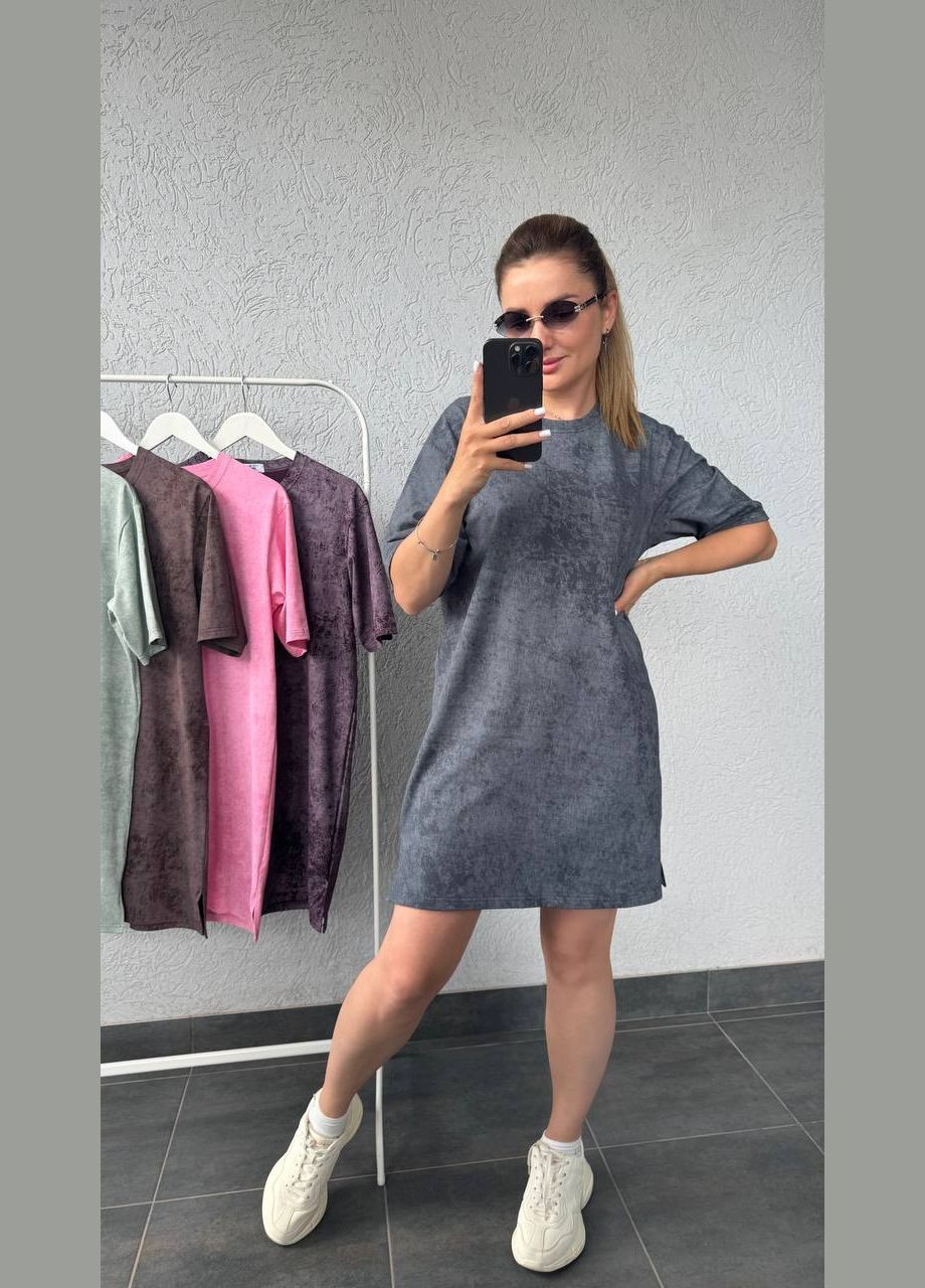 Графитовое платье No Brand