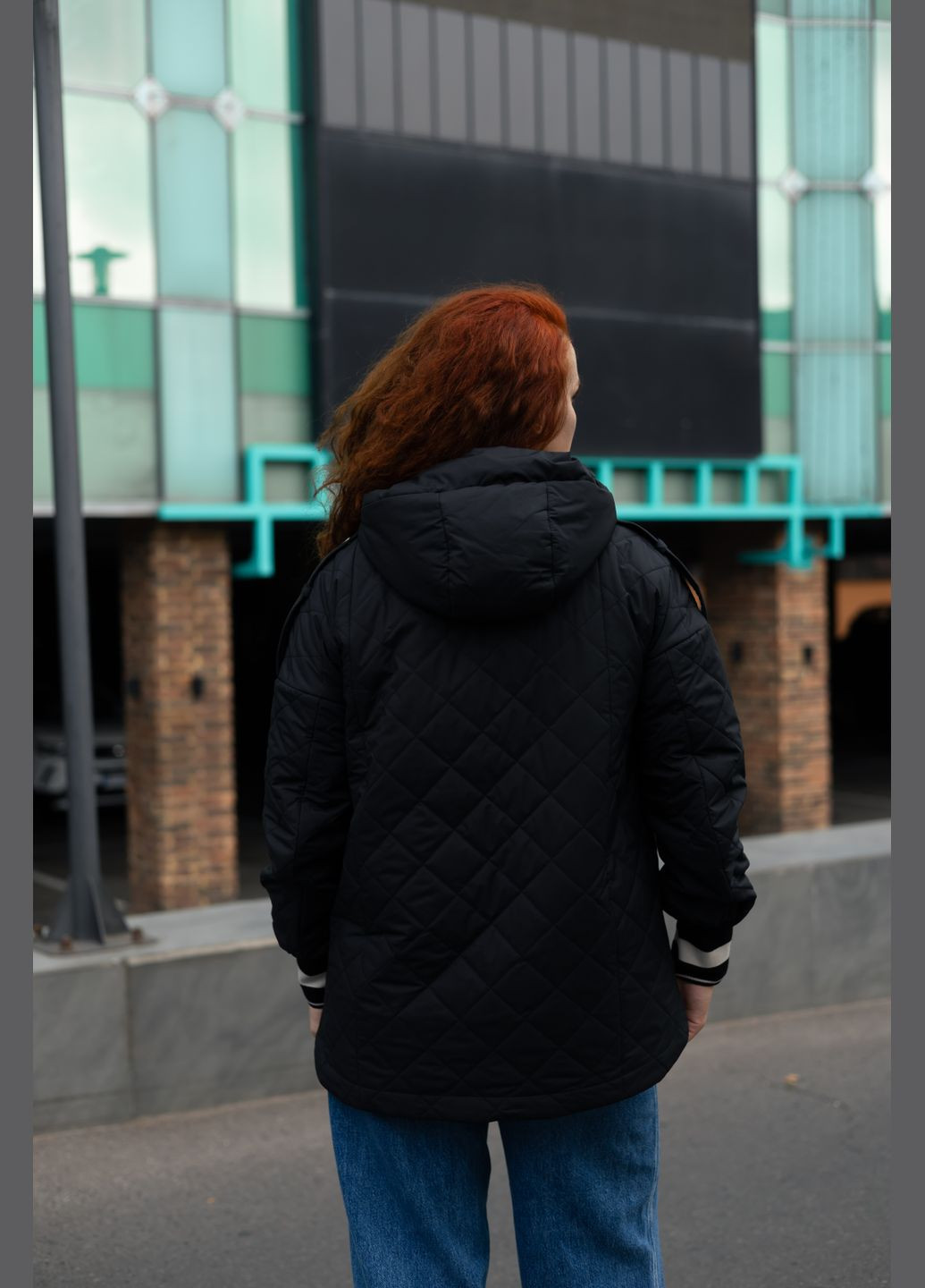 Черная демисезонная женская демисезонная куртка 18152 Svidni