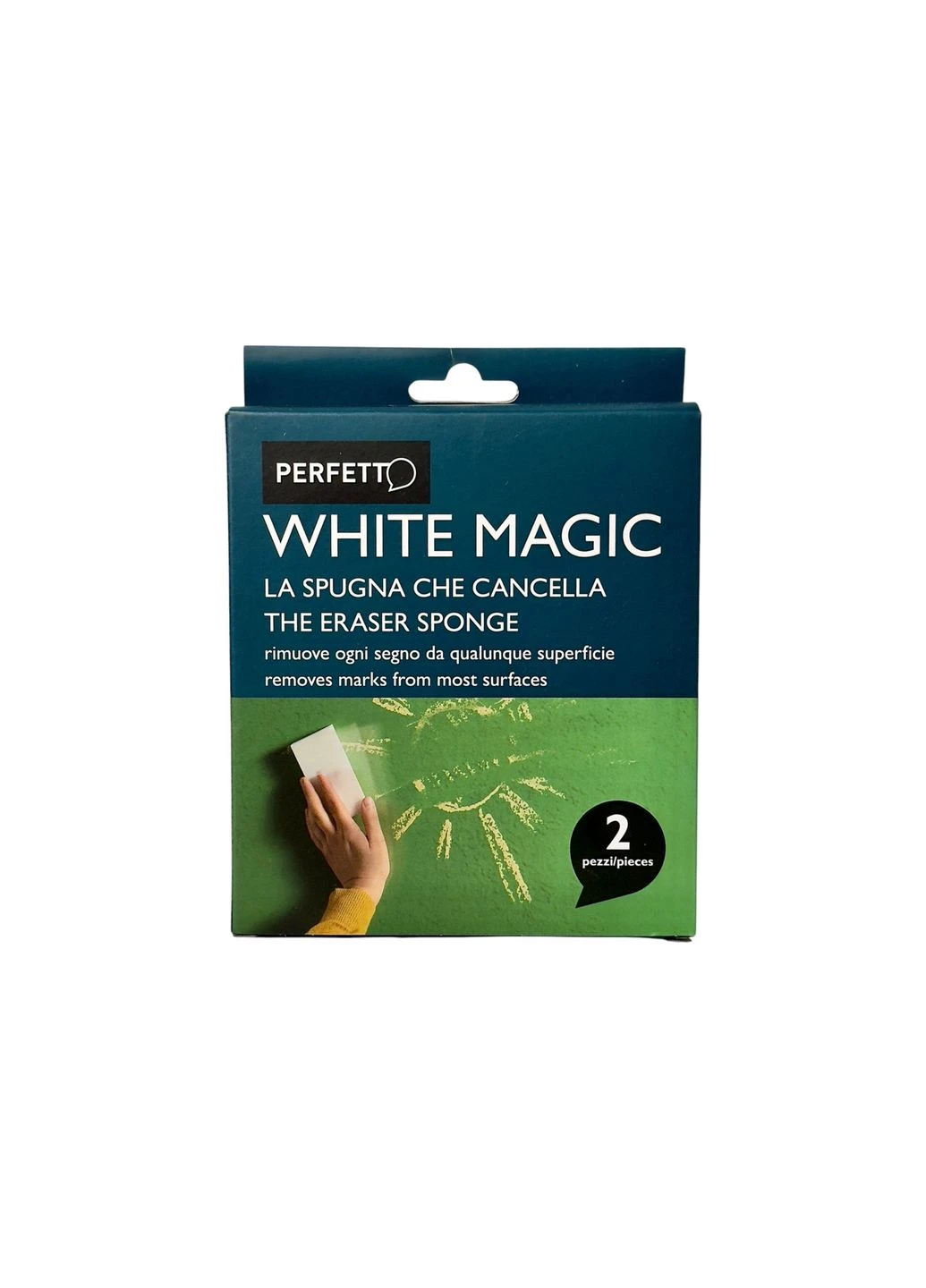 Губка чистящая поверхностей white magic, 2 шт Perfetto (369144624)