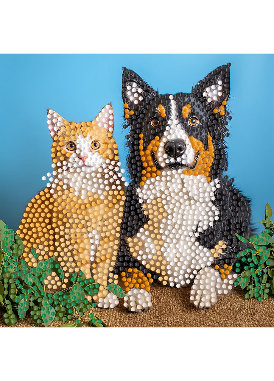 Алмазна мозаїка ПРЕМІУМ Свійські тварини на паперовій основі розміром см (ZAV1818-19) Strateg (362436714)