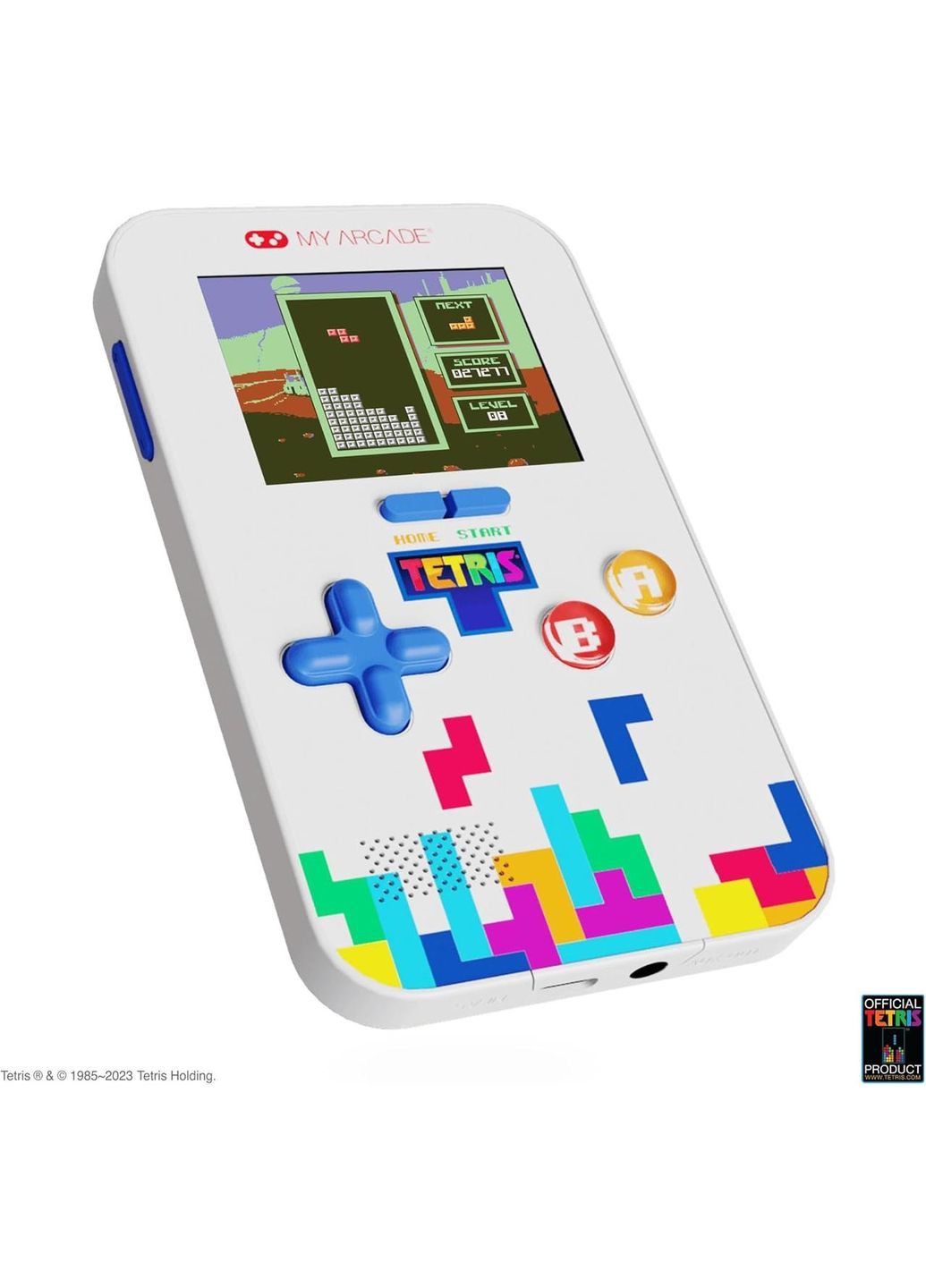 Портативная игровая консоль My Arcode Gaming Tetris Classique (+300 бонусных игр) White My Arcade (365720852)