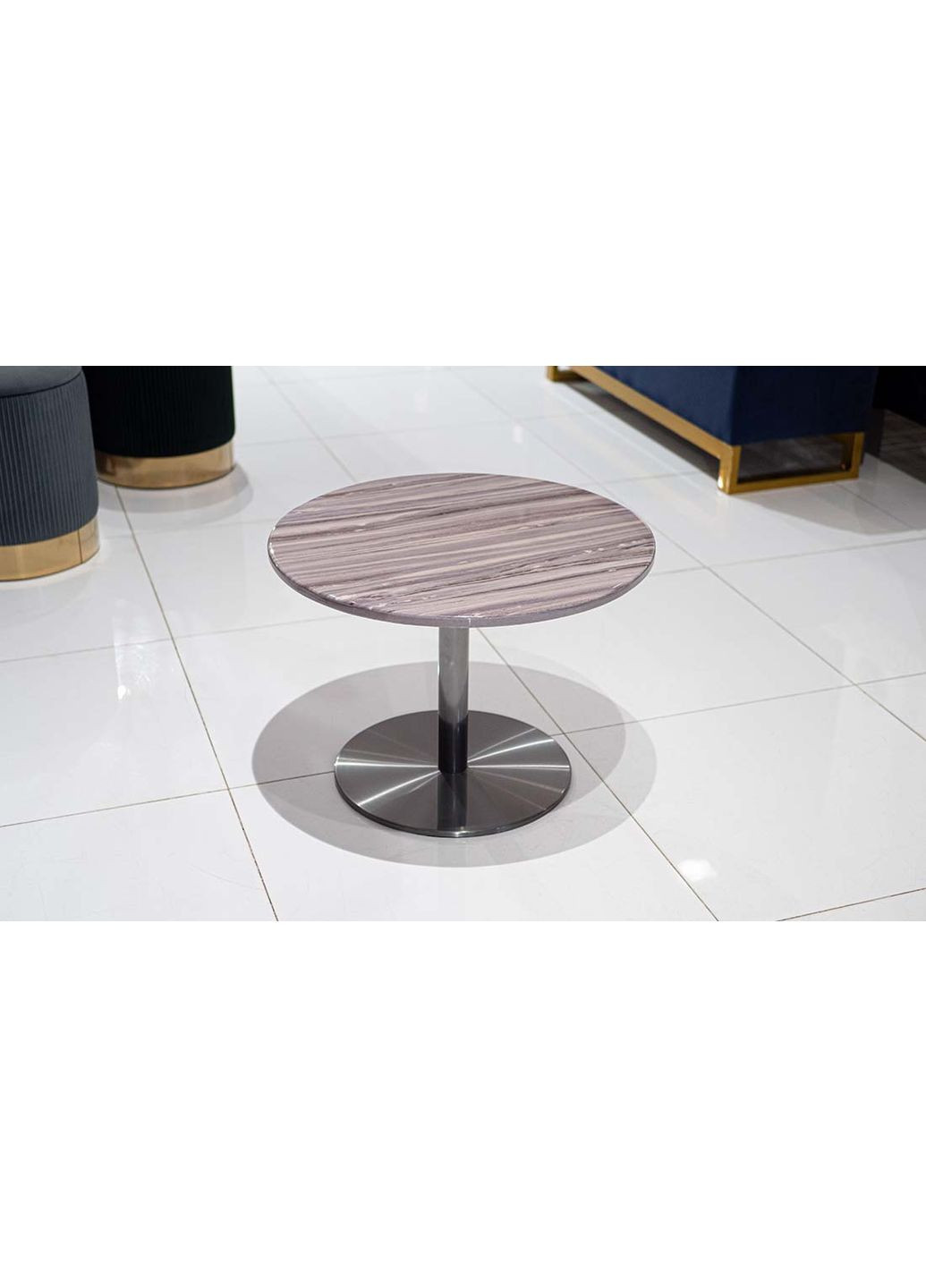 Столик журнальний круглий Онікс 60 Prestol (372178833)