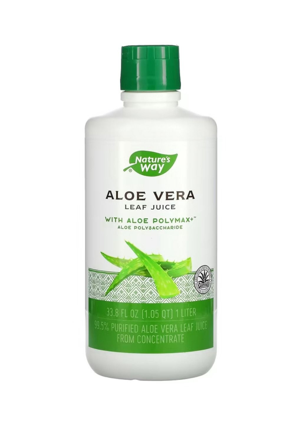 Сок из листьев алоэ вера, Aloe Vera Leaf Juice - 1000ml Nature's Way (280899314)