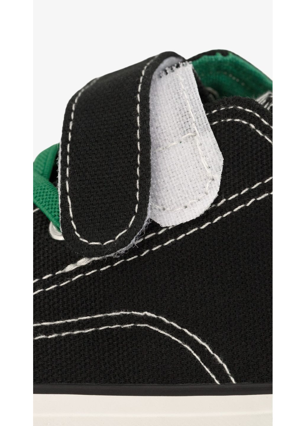 Черные кеды для мальчика dw2620 черно-зеленый shop (2000999264450) Stepln